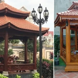 Nhà chòi gỗ lục giác