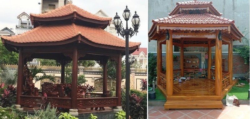 Nhà chòi gỗ lục giác